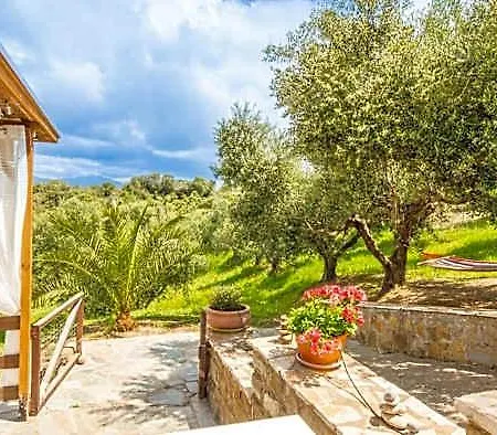 Hakuna Matata Holidays Wooden With Airco & Pool In Greek Olive Grove Methone