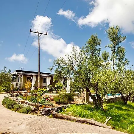 Hakuna Matata Holidays Wooden With Airco & Pool In Greek Olive Grove Methone